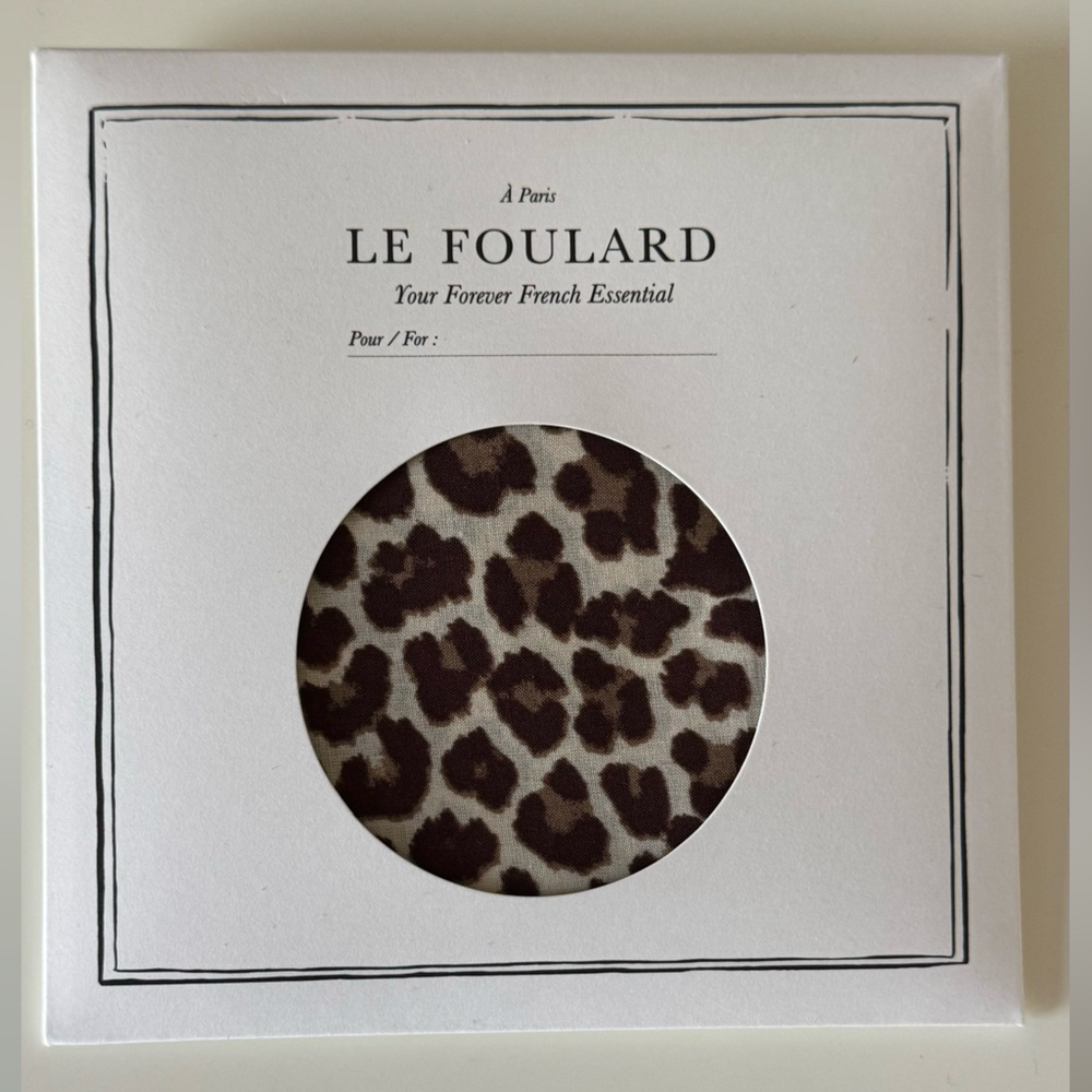 Leopard Print Scarf